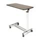 Lumex® GF8902 Economy Overbed Table, Non-Tilt, Chrome-Plated - Back View