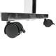 Lumex® GF8902 Economy Overbed Table, Non-Tilt, Chrome-Plated - Casters