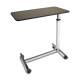 Lumex® GF8902 Economy Overbed Table, Non-Tilt, Chrome-Plated