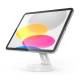 Compulocks GLDTABW GlideTab Display Stand for Tablet - White, Left Angle View (Tablet is Not Included)