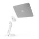 Compulocks GLDTABW GlideTab Display Stand for Tablet - White, Right Back Angled Disassembled View (Tablet is Not Included)