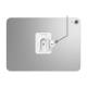 Compulocks GLDTABW GlideTab Display Stand for Tablet - White, T-bar Lock Slot (Tablet is Not Included)