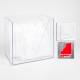 Poltex GOWN14139-T Isolation Gown Dispenser - 14.6" W x 9.5" D x 13.4" H, High Bond Tape Mount (Gowns are Not Included)