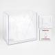Poltex GOWN14139-W Isolation Gown Dispenser - 14.6" W x 9.5" D x 13.4" H, Wall Mount (Gowns are Not Included)