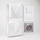 Poltex GOWN2VRT-M Dual Isolation Gown Dispenser - Magnet Mount (Gowns are Not Included)