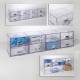 Poltex GOWNRMSYSDWR4x2,5 Gowning Room System, 8-Drawer Unit - With Supplies (Gowns, Glove Boxes, Gloves, and Other Supplies are Not Included)