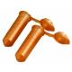 2mL Microcentrifuge Tube - Polypropylene (PP) - With Attached Flat Top Cap - Graduated - Amber