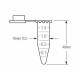 1.5mL Microcentrifuge Tube - Polypropylene (PP) With Attached Snap Cap - Graduated