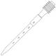 Transfer Pipets - Bellows - Capacity 15mL - Graduated to 5mL - Total Length 192mm