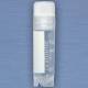 CryoClear Cryogenic Vial 2.0mL - Internal Threads - Attached Screwcap - Self-Standing Round Bottom - Sterile