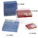 BioBox Storage Box with Transparent Lid for 1.0mL and 2.0mL CryoClear Vials - 100-Place (10x10 Format)