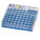 BioBox Storage Box with Transparent Lid for 1.0mL and 2.0mL CryoClear Vials - 81-Place (9x9 Format)