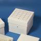 Cardboard Freezer Storage Box for 50mL Centrifuge Tubes - 16-Place (4x4 Format) - White