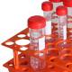 50-Place Rack for 15mL and 50mL Centrifuge Tubes - ABS - Orange