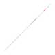 Globe Scientific 8500001 Globe Glass™ Class A Reusable Serological Pipette with 0.1 Graduation - 1 mL, Red Band