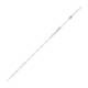 Globe Scientific 8500002 Globe Glass™ Class A Reusable Serological Pipette with 0.1 Graduation - 2 mL, Green Band