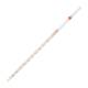Globe Scientific 8500010 Globe Glass™ Class A Reusable Serological Pipette with 0.1 Graduation - 10 mL, Orange Band