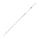 Globe Scientific 8510000A Globe Glass™ Class B Reusable Serological Pipette with 0.01 Graduation - 0.2 mL, Black Band