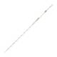 Globe Scientific 8510002 Globe Glass™ Class B Reusable Serological Pipette with 0.1 Graduation - 2 mL, Green Band