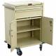 Harloff V-Series Treatment and Procedure Cart - Tall Two Drawer with Lower Storage Compartment