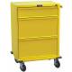 Harloff V-Series Tall Infection Control/Isolation Cart Three Drawer