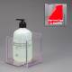 Poltex HANDSANL-T Hand Sanitizer Holder - 4" W x 3.5" D x 3.9" H, High Bond Tape Mount (Hand Sanitizer is Not Included)