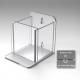 Poltex HANDSANLFIX-W Hand Sanitizer Holder with Fixed Drip Tray - Large, Wall Mount