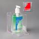 Poltex HANDSANSFIX-T Hand Sanitizer Holder with Fixed Drip Tray - Small, High Bond Tape Mount (Hand Sanitizer is Not Included)