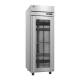 Hoshizaki HC1A-FGE Steelheart® Series Single-Section Heated Cabinet with 3 Wire Shelves, Glass Door, 22.70 Cubic Feet - Left Angle View