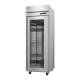 Hoshizaki HC1A-FGE Steelheart® Series Single-Section Heated Cabinet with 3 Wire Shelves, Glass Door, 22.70 Cubic Feet - Right Angle View