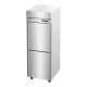 Hoshizaki HC1A-HS Steelheart® Series Single-Section Heated Cabinet with 3 Wire Shelves, Stainless Steel Half Doors, 22.62 Cubic Feet - Top Right Angle View