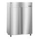 Hoshizaki HC2A-FS-FS Steelheart® Series Two-Section Pass-Thru Heated Cabinet with 6 Wire Shelves, Stainless Steel Doors, 52.40 Cubic Feet - Left Angle View