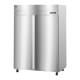 Hoshizaki HC2A-FS-FS Steelheart® Series Two-Section Pass-Thru Heated Cabinet with 6 Wire Shelves, Stainless Steel Doors, 52.40 Cubic Feet - Right Angle View