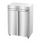 Hoshizaki HC2A-FS-FS Steelheart® Series Two-Section Pass-Thru Heated Cabinet with 6 Wire Shelves, Stainless Steel Doors, 52.40 Cubic Feet - Top Right Angle View