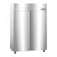 Hoshizaki HC2A-FS Steelheart® Series Two-Section Heated Cabinet with 6 Wire Shelves, Stainless Steel Doors, 49.70 Cubic Feet - Left Angle View