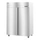 Hoshizaki HC2A-FS Steelheart® Series Two-Section Heated Cabinet with 6 Wire Shelves, Stainless Steel Doors, 49.70 Cubic Feet - Right Angle View