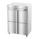 Hoshizaki HC2A-HS-HS Steelheart® Series Two-Section Pass-Thru Heated Cabinet with 6 Wire Shelves, Stainless Steel Half Doors, 52.10 Cubic Feet - Top Right Angle View