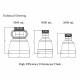 NEST Scientific High-Efficiency Erlenmeyer Flasks, PC, Flat Bottom Series - Technical Drawing (Dimensions in Millimeter)