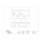 Poltex HOODPIPS Pipette and Pipette Controller Bracket, 4 Position - Dimensions