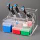 Poltex HOUSAC Pipette Stand with Pen and Tip Storage Bin - Acrylic (Pipettes, Tip Boxes, and Other Supplies are Not Included)