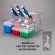 Poltex HOUSPG Pipette Stand with Pen and Tip Storage Bin, PETG - Labels (Pipettes, Tip Boxes, and Other Supplies are Not Included)
