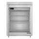 Hoshizaki HR24C-G HR Series Single-Section Undercounter Refrigerator with 3 Wire Shelves, Glass Door, 3.87 Cubic Feet - Front View