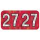 Arden Label HRYM-27-T4 PMA Holographic Red 2027 Year Labels - Size 3/4" H x 1 1/2" W