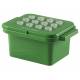 True North Green Mini Cooler 0°C 12-Place Shown Without Clear Lid