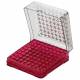 Arctic Square Polycarbonate (PC) Cryostorage 9 x 9 Array Boxes - Assorted Base Colors