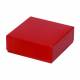 Heathrow Scientific HS2860CR Cardboard Cryogenic Vial Red Color Box & Lid - 2" Box Height