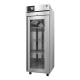 Hoshizaki HXF1A-FGE Healthcare Series Single-Section Freezer with 4 Wire Shelves, Glass Door, 23.10 Cubic Feet - Left Angle