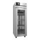 Hoshizaki HXF1A-FGE Healthcare Series Single-Section Freezer with 4 Wire Shelves, Glass Door, 23.10 Cubic Feet - Right Angle