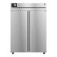 Hoshizaki HXF2A-FS Healthcare Series Two-Section Freezer with 8 Wire Shelves, Double Stainless Steel Doors, 50.37 Cubic Feet - Front View