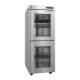 Hoshizaki HXHC1A-HGE Healthcare Series Single-Section Warming Cabinet with 4 Wire Shelves, Glass Half Doors, 22.62 Cubic Feet - Left Angle View